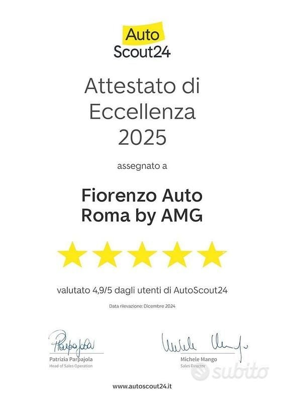 Usata VW Golf VII Style 2020 Bianco Berlina