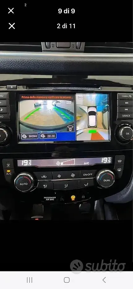 Usata Nissan Qashqai Tekna 116 CV (85 kW) 2017 Bianco SUV