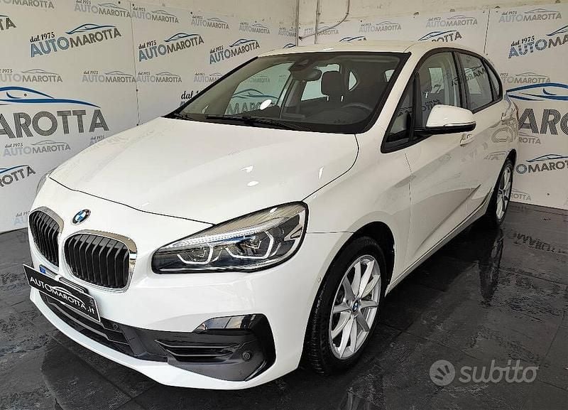 Usata BMW 218 Active Tourer Sport Line 141 CV (103 kW) 2020 Bianco Monovolume