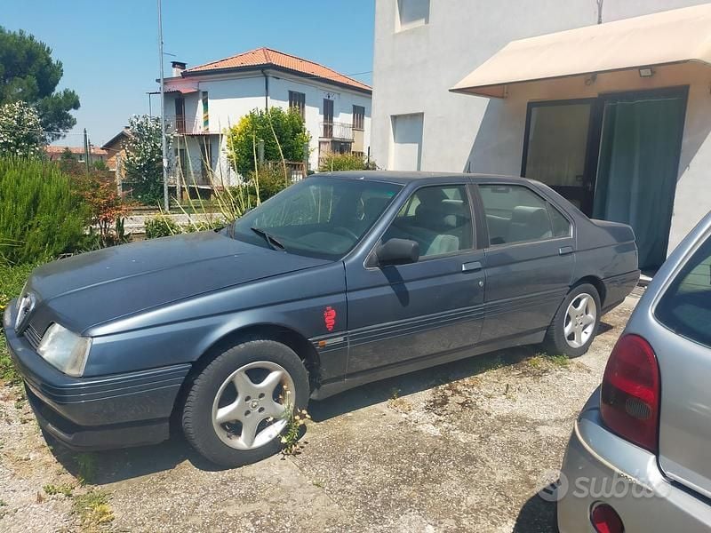 Blu/azzurro Usata 1990 Alfa Romeo 164 Tre volumi | 1700 € - Immagine 1/4