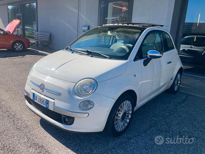 Usata Fiat 500 Lounge 69 CV (50 kW) 2008 Bianco Berlina