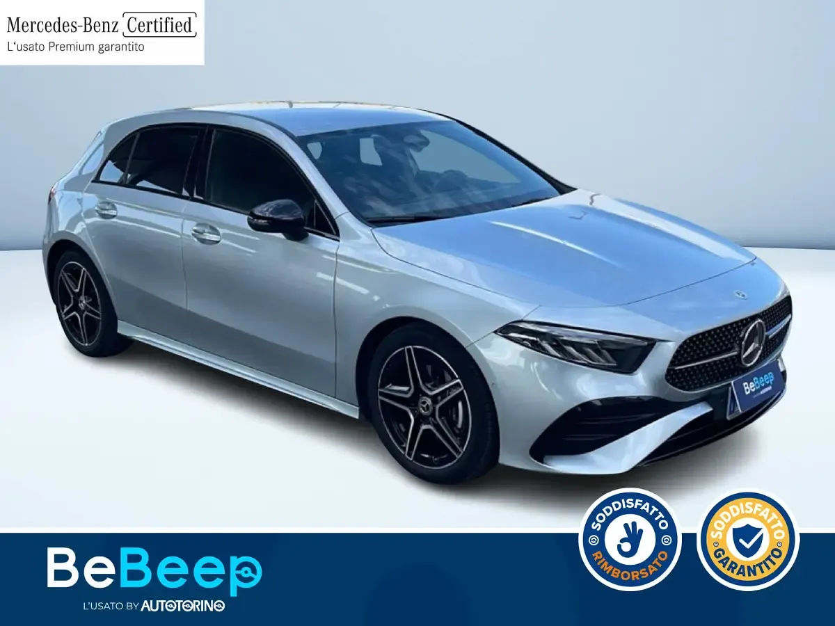 Usata Mercedes A180 AMG line 116 CV (85 kW) 2024 Grigio Berlina