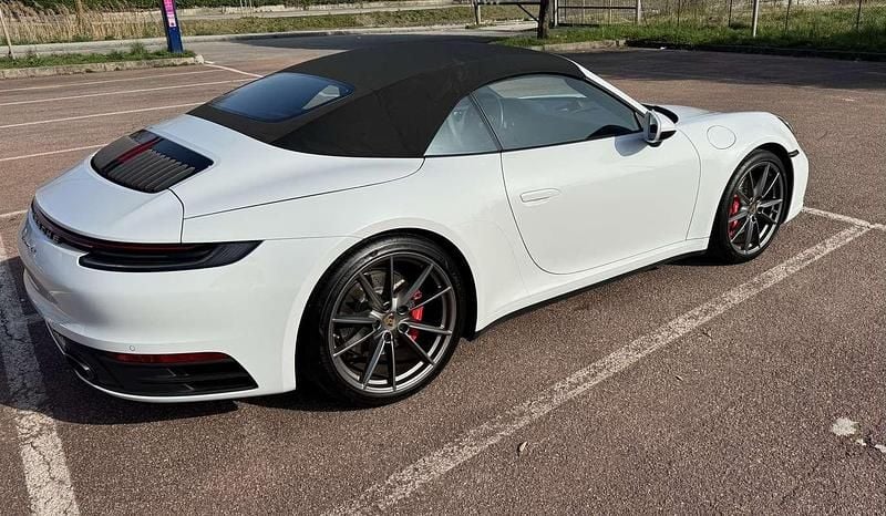 Usata Porsche 911 Carrera 4S Cabriolet 450 CV (330 kW) 2020 Bianco Cabrio