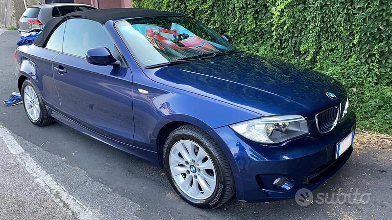 Usata BMW 118 Cabriolet Comfort Edition 143 CV (105 kW) 2012 Blu Cabrio
