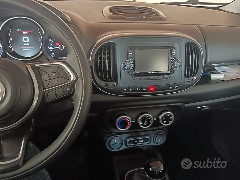 Usata Fiat 500L 95 CV (69 kW) 2019 Nero Monovolume