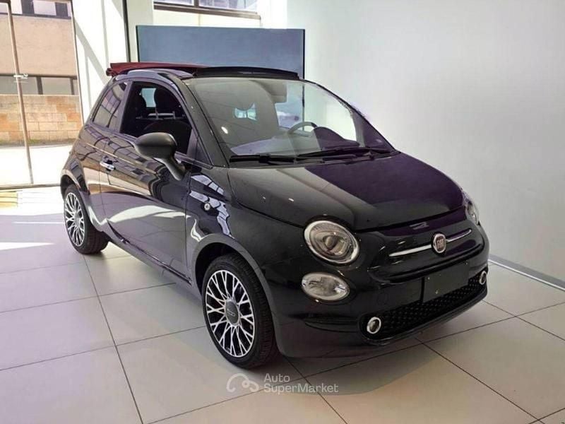 Nero Usata 2024 Fiat 500C Cabrio | 14.750 € (Buon prezzo) - Immagine 1/4