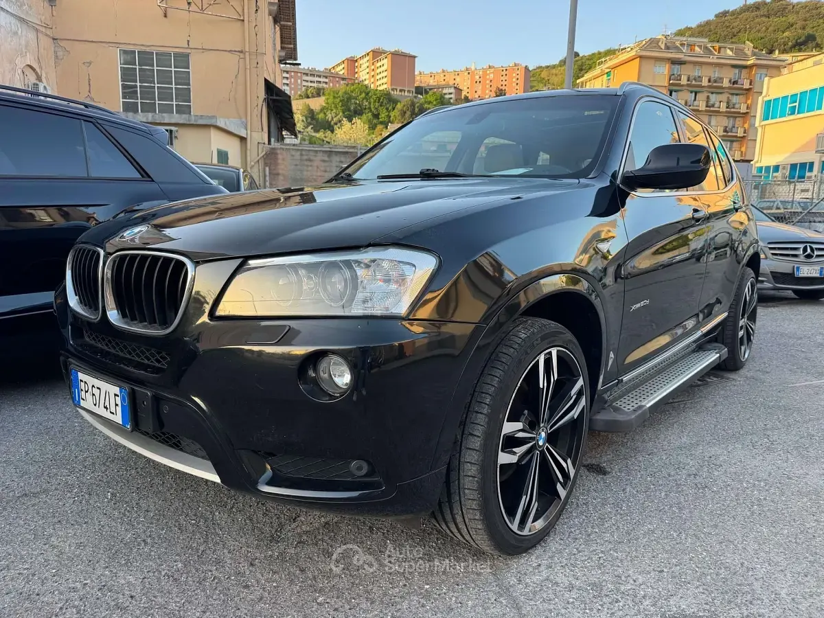 Brugt BMW X3 184 HK (135 kW) 2012 Sort SUV