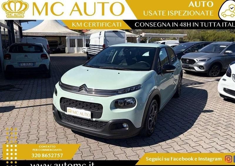 Usata Citroën C3 PureTech 82 CV (60 kW) 2019 Verde Utilitaria