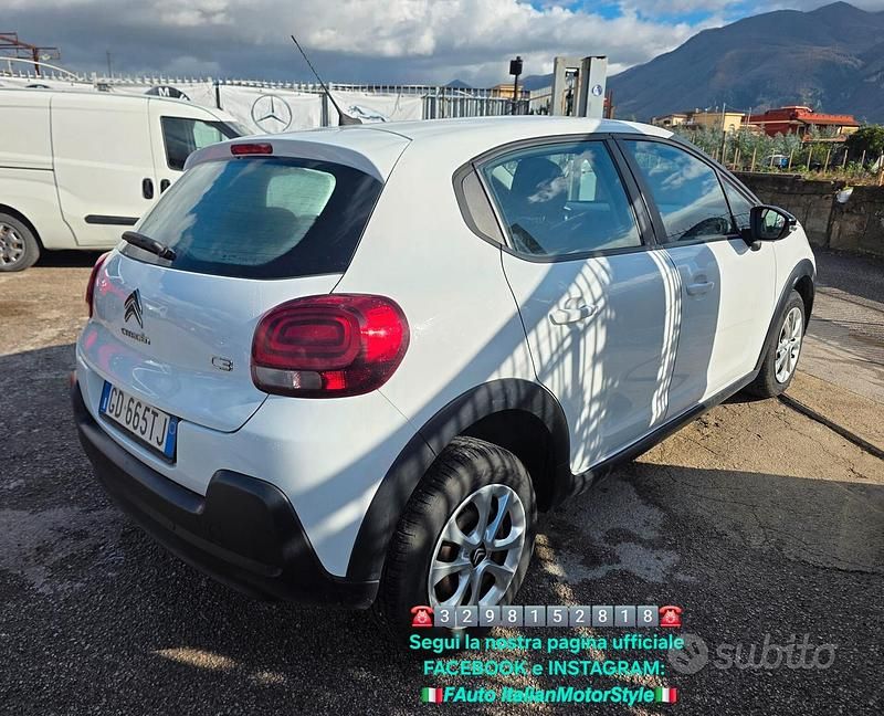 Usata Citroën C3 Feel 102 CV (75 kW) 2020 Bianco Berlina
