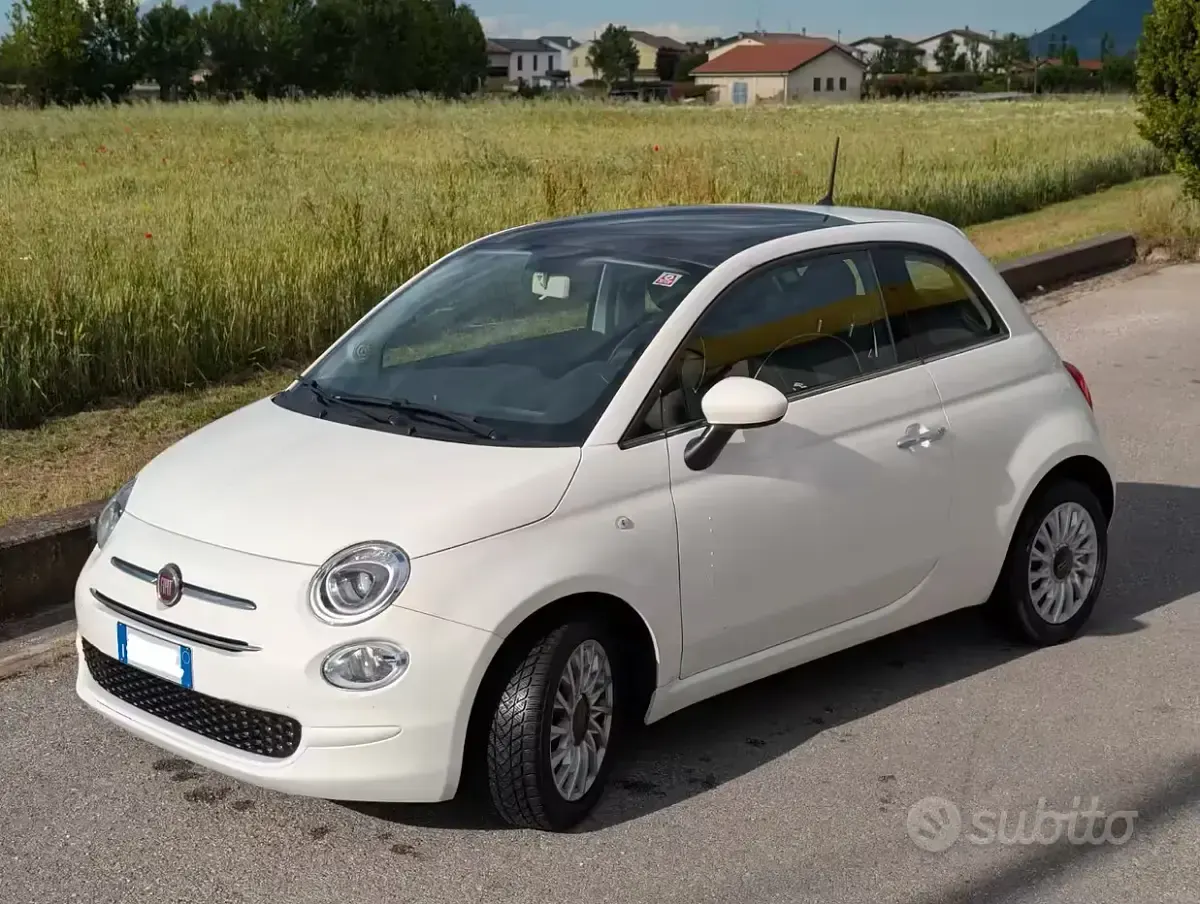 Usata Fiat 500 Lounge 69 CV (50 kW) 2019 Bianco Berlina