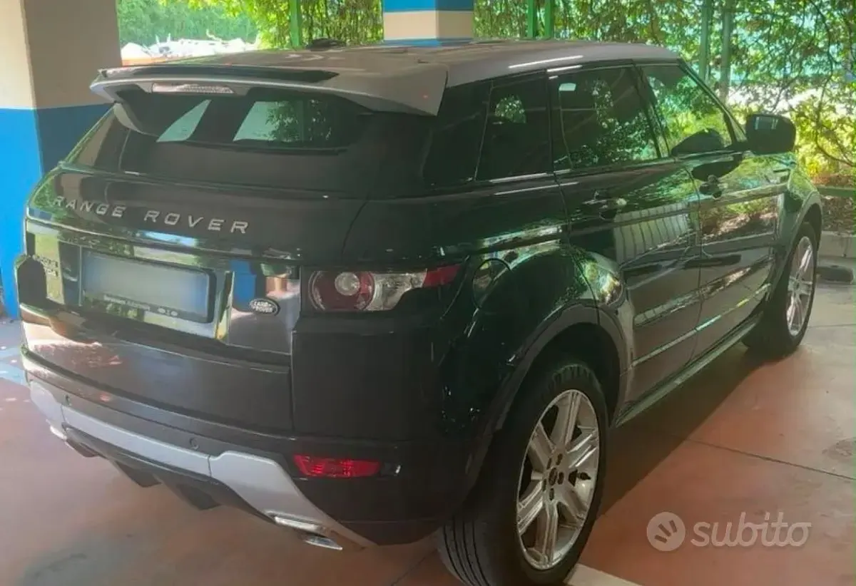 Usata Land Rover Range Rover evoque Dynamic 150 CV (110 kW) 2012 Nero SUV