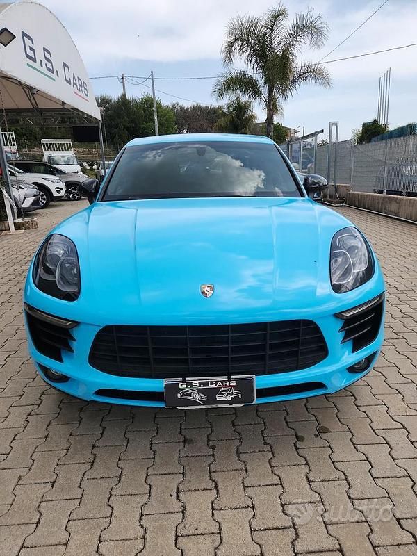 Usata Porsche Macan S 2015 Blu SUV