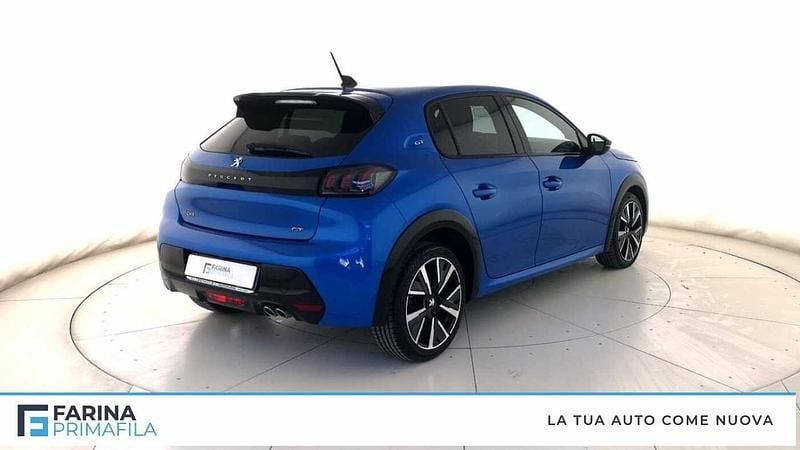 Usata Peugeot 208 GT 131 CV (96 kW) 2021 Blu Utilitaria