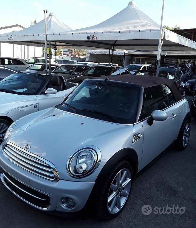 Grigio Usata 2013 Mini Cooper D Cabriolet Cabrio | 10.500 € (Super prezzo) - Immagine 1/4