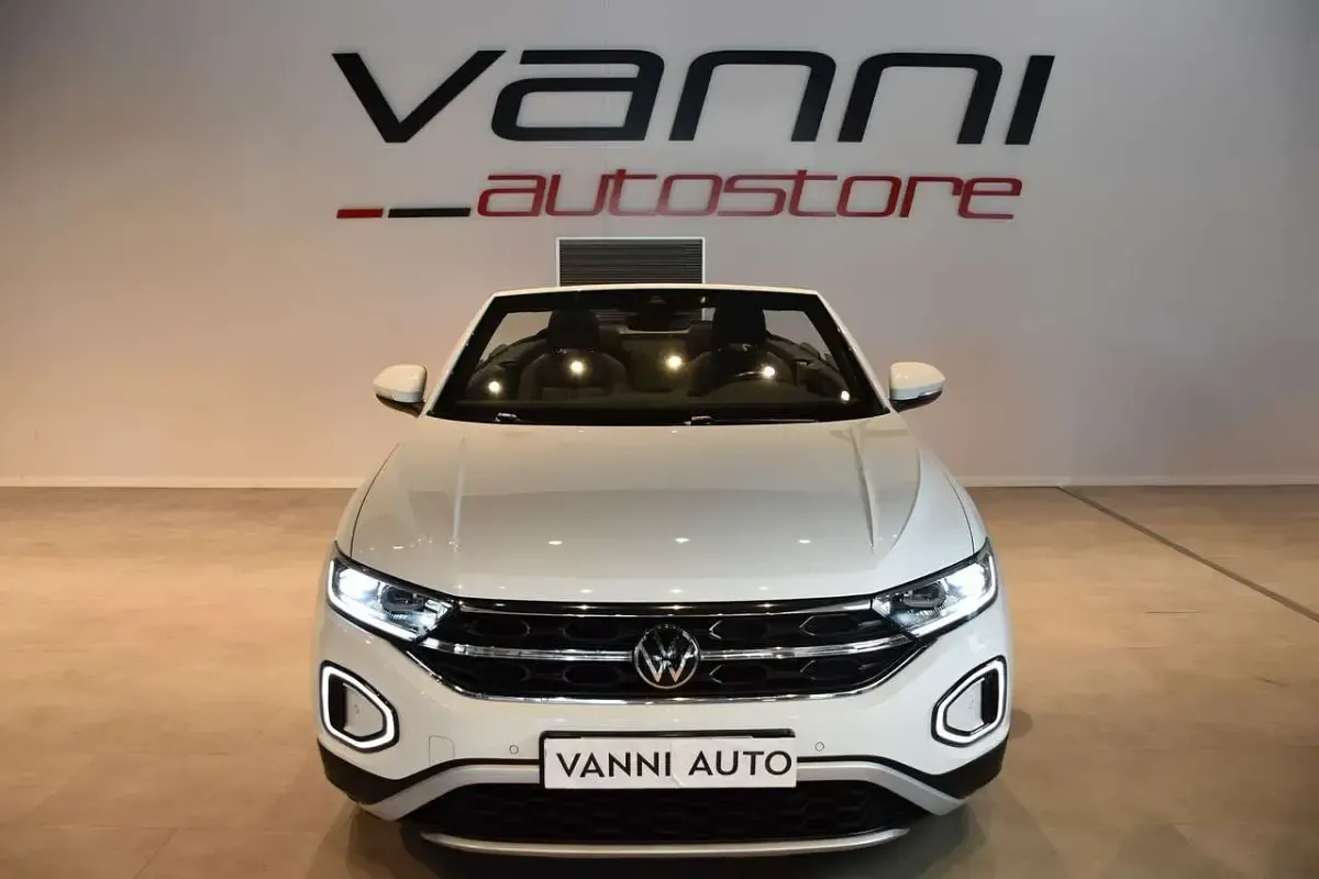Usata VW T-Roc Cabriolet Style 110 CV (80 kW) 2022 Bianco Cabrio