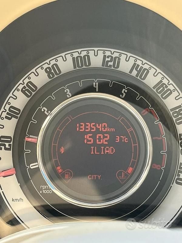 Usata Fiat 500 69 CV (50 kW) 2010 Bianco Utilitaria