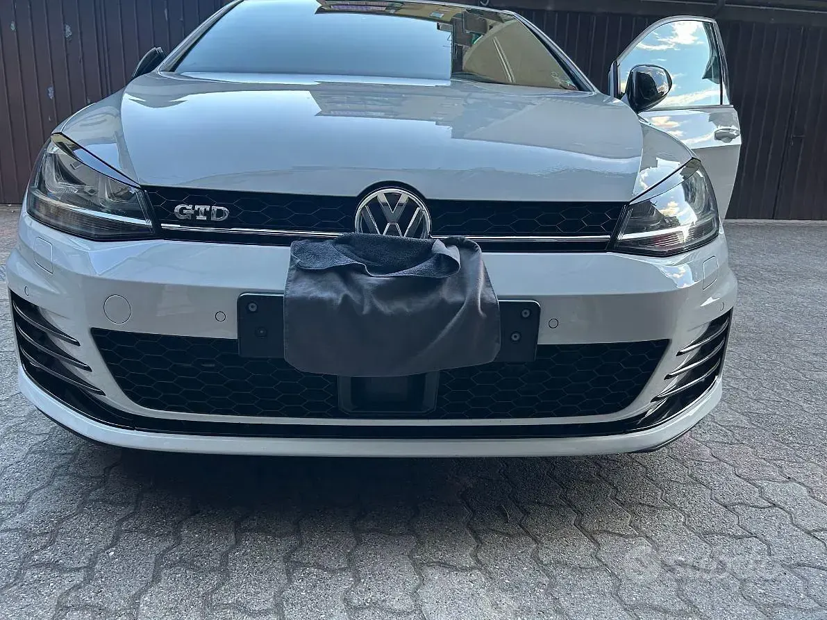 Usata VW Golf VII GTD 150 CV (110 kW) 2017 Bianco Berlina