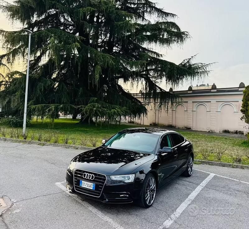 Usata Audi A5 S-Line 177 CV (130 kW) 2012 Nero Coupé