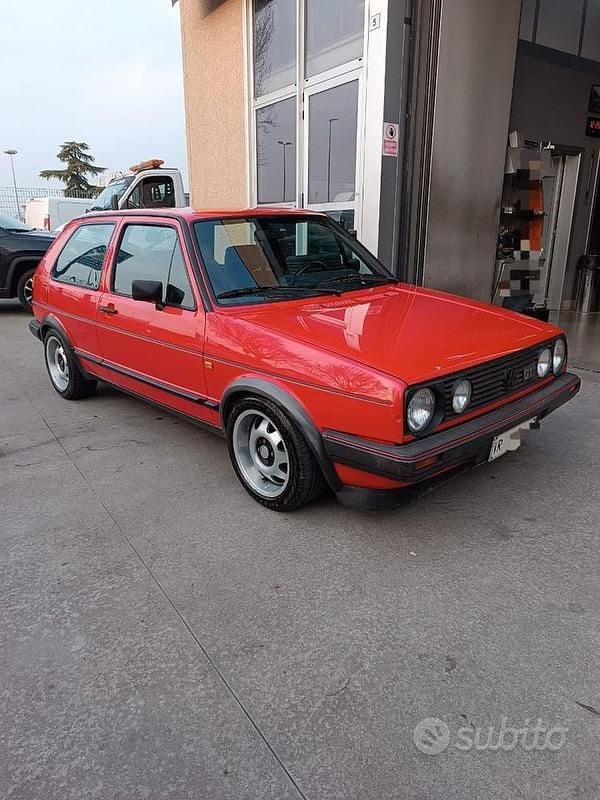 Usata VW Golf II GTI 1985 Rosso Utilitaria