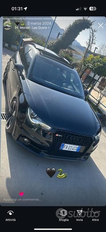 Usata Audi A1 S-Line 143 CV (105 kW) 2019 Nero Utilitaria