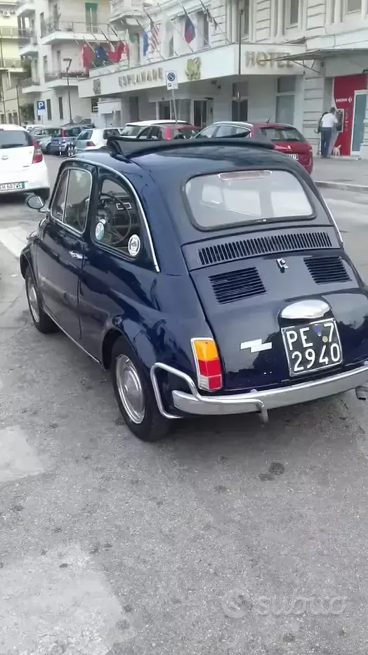 Usata Fiat 500 1960 Bluazzurro Utilitaria