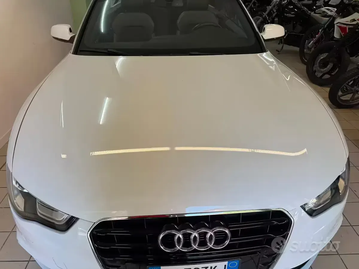 Usata Audi A5 Cabriolet S-Line 190 CV (139 kW) 2016 Bianco Cabrio
