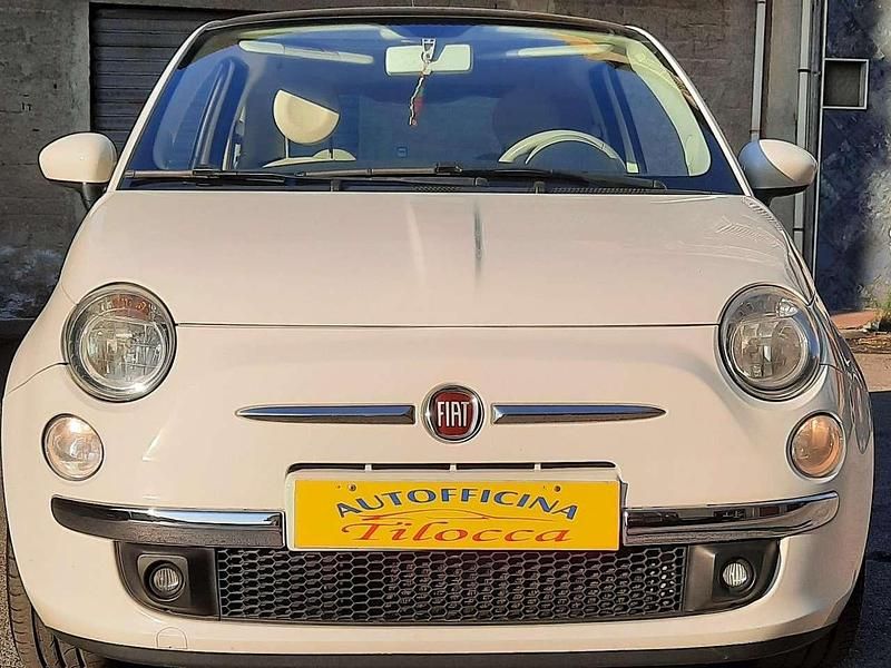 Usata Fiat 500 Lounge 69 CV (50 kW) 2009 Bianco Utilitaria