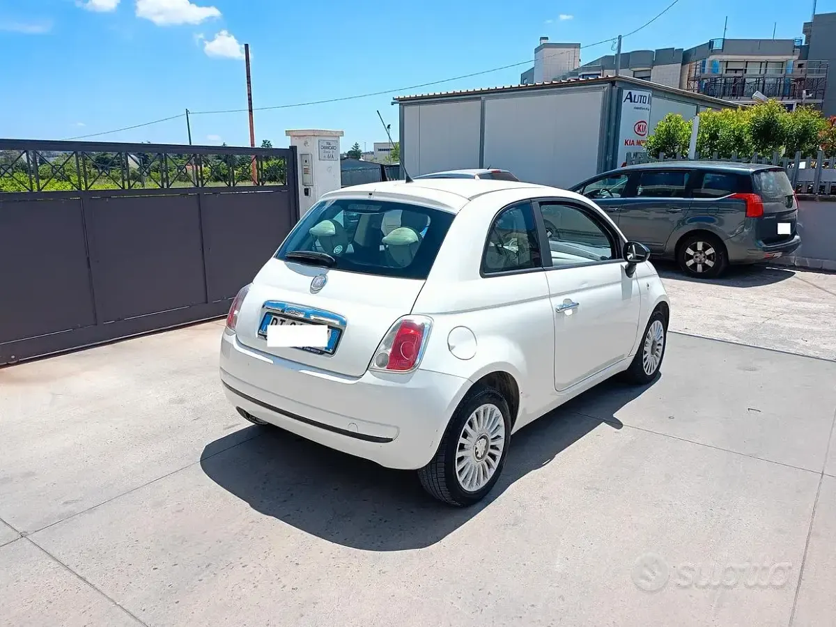Usata Fiat 500 Pop 69 CV (50 kW) 2009 Bianco Cabrio