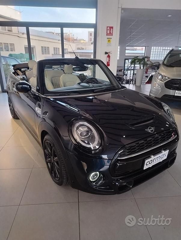 Usata Mini Cooper S Cabriolet 192 CV (141 kW) 2019 Blu Cabrio