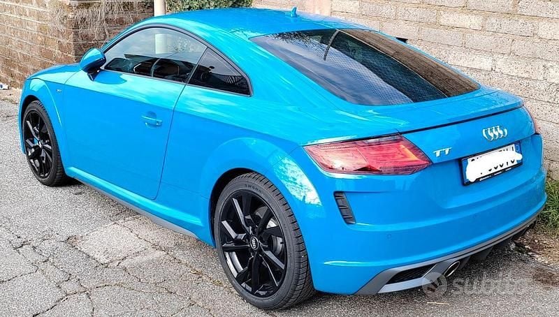 Usata Audi TT Ambiente 245 CV (180 kW) 2019 Blu Coupé