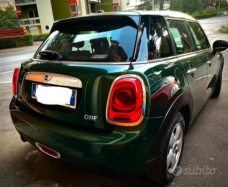 Begagnad Mini ONE 102 HK (75 kW) 2015 Grön Halvkombi