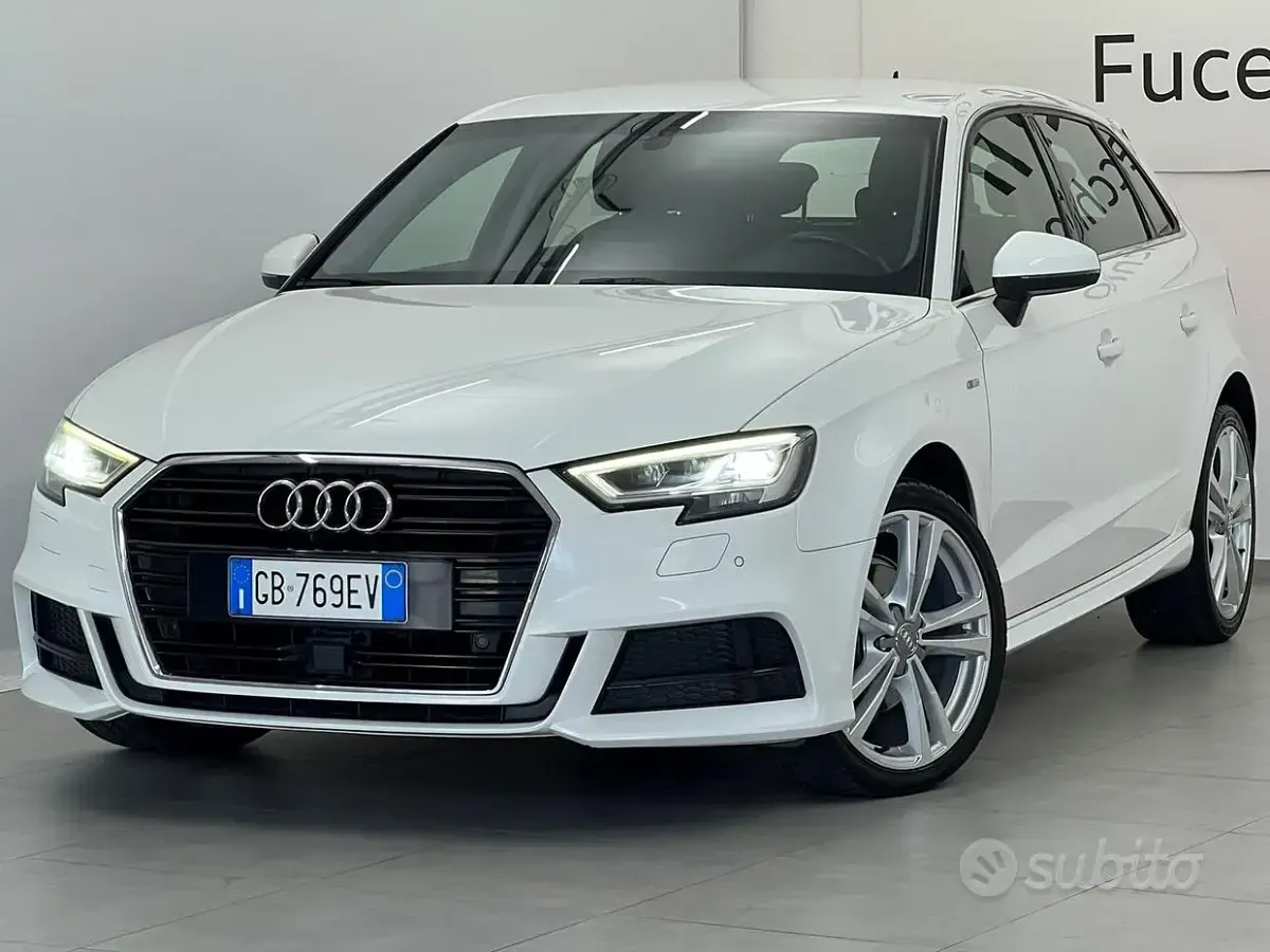 Usata Audi A3 Admired 116 CV (85 kW) 2020 Bianco Berlina