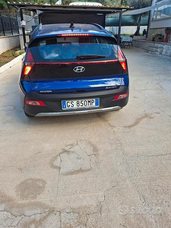 Usata Hyundai Bayon 84 CV (61 kW) 2024 Blu/azzurro SUV