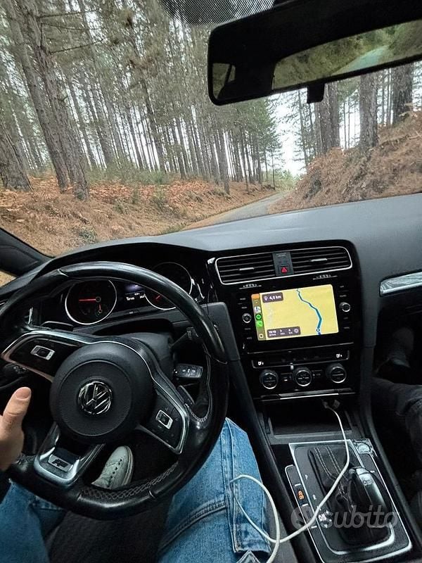 Usata VW Golf VII R-line 2019 Grigio Berlina