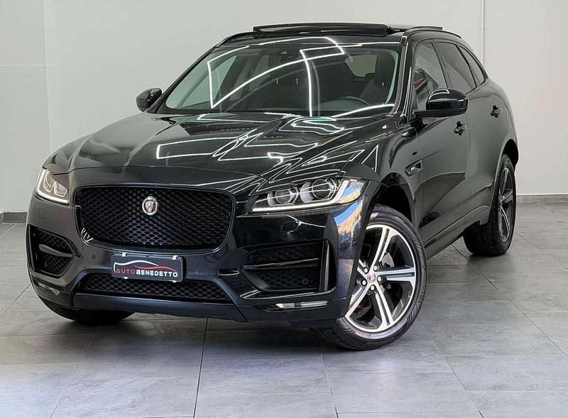 Nero Usata 2017 Jaguar F-Pace R-Sport SUV | 13.990 € (Super prezzo) - Immagine 1/4