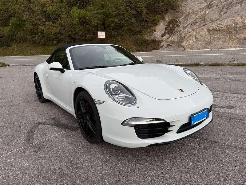 Usata Porsche 911 349 CV (256 kW) 2014 Bianco Cabrio