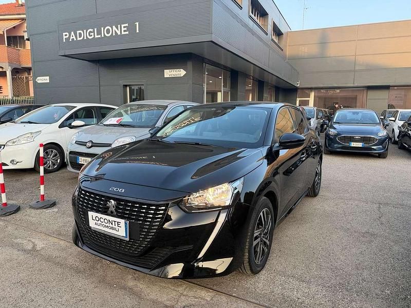 Usata Peugeot 208 Allure 101 CV (74 kW) 2020 Nero Utilitaria