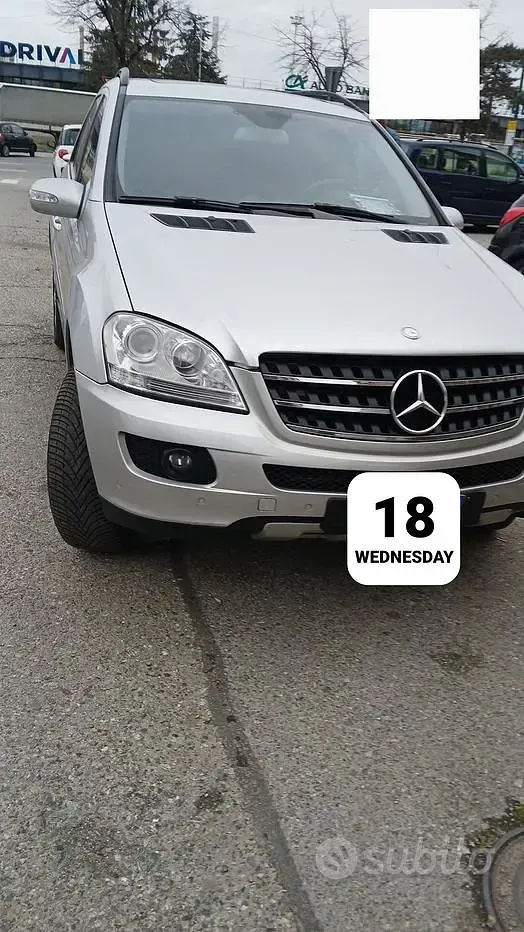Usata Mercedes ML280 190 CV (139 kW) 2009 Grigio SUV