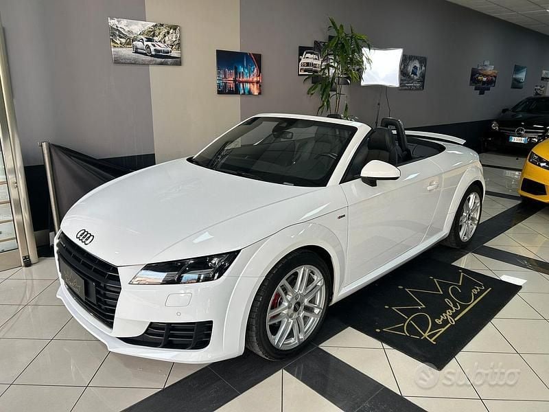 Usata Audi TT Roadster S-Line 230 CV (169 kW) 2015 Bianco Cabrio