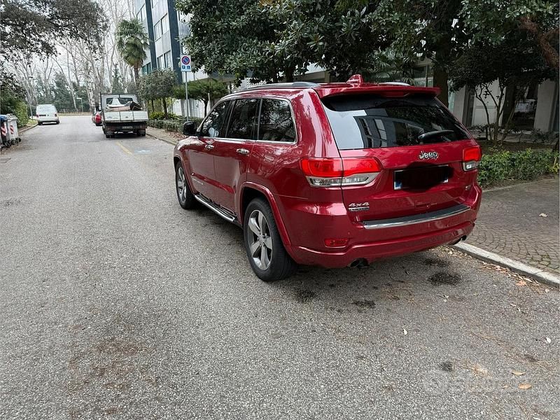 Usata Jeep Grand Cherokee Overland 250 CV (183 kW) 2014 Rosso SUV