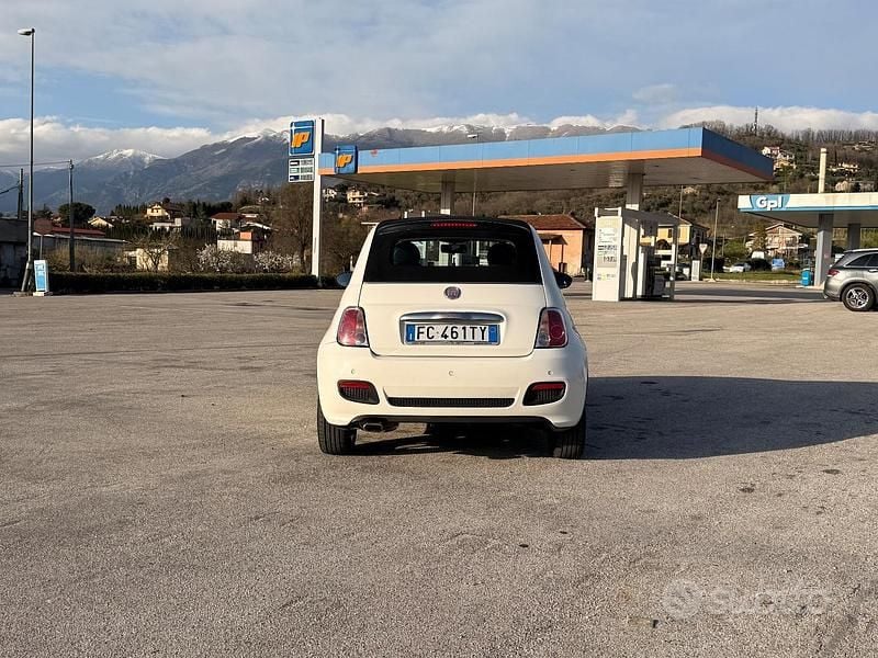 Usata Fiat 500 69 CV (50 kW) 2013 Bianco Cabrio