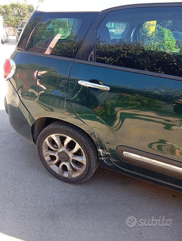 Usata Fiat 500L Living 85 CV (62 kW) 2014 Verde Monovolume