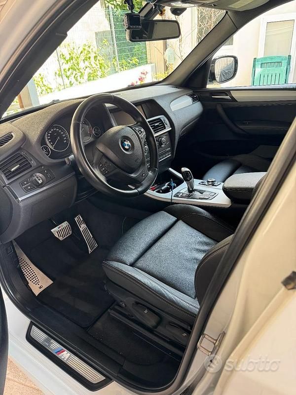 Usata BMW X3 M Sport 258 CV (189 kW) 2012 Bianco SUV