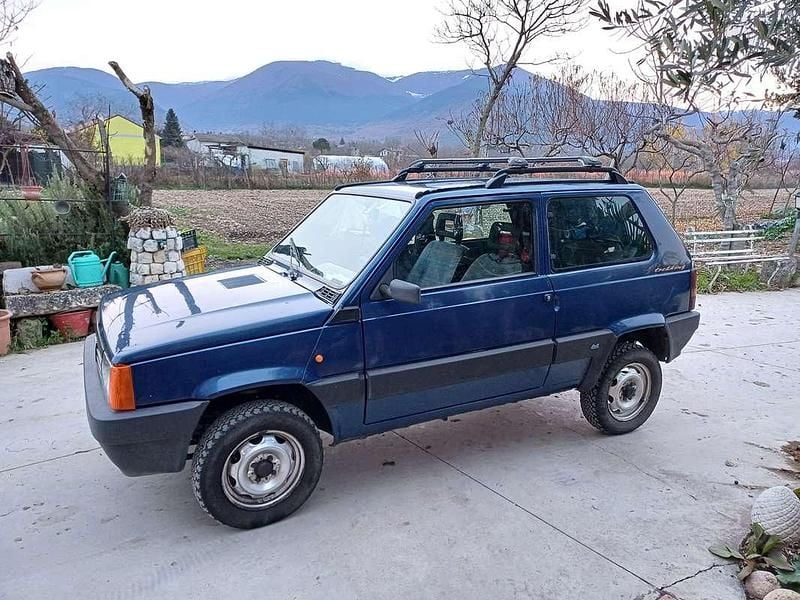 Blu/azzurro Usata 1999 Fiat Panda 4x4 Trekking Due volumi | 6000 € (Molto cara) - Immagine 1/4