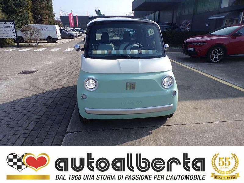 Nuova Fiat Topolino 2026 Verde vita / tetto crema Utilitaria