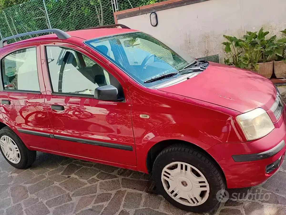 Usata Fiat Panda 60 CV (44 kW) 2008 Rosso Utilitaria
