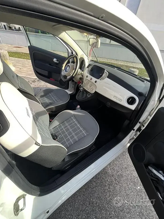 Usata Fiat 500 69 CV (50 kW) 2019 Bianco Utilitaria