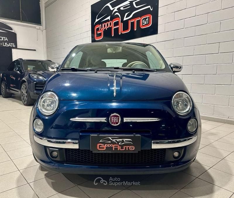 Usata Fiat 500 Lounge 69 CV (50 kW) 2013 Blu Cabrio