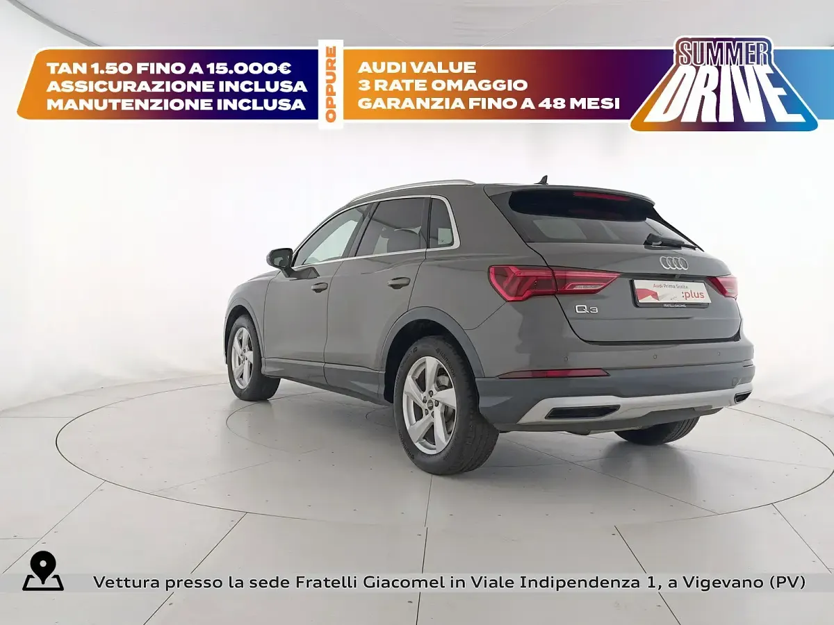 Usata Audi Q3 Advanced 150 CV (110 kW) 2025 Grigio chronos metallizzato SUV