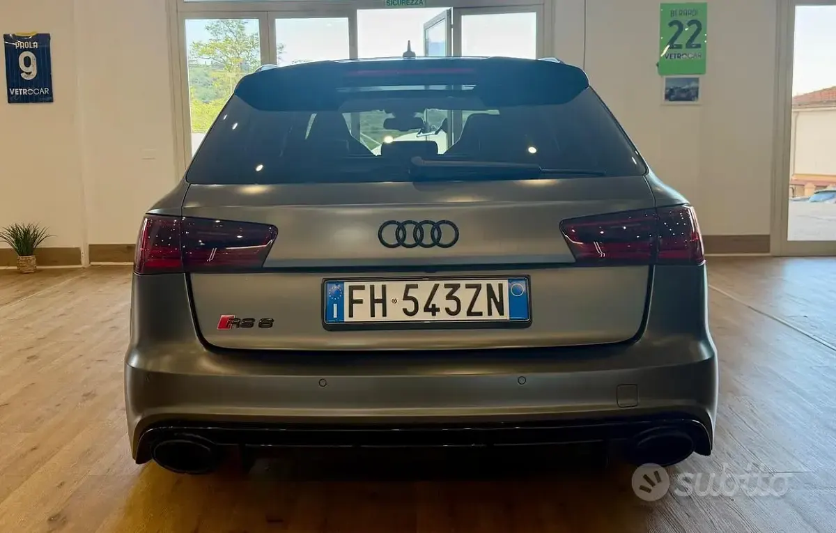 Usata Audi RS6 Performance 605 CV (444 kW) 2018 Grigio Station wagon